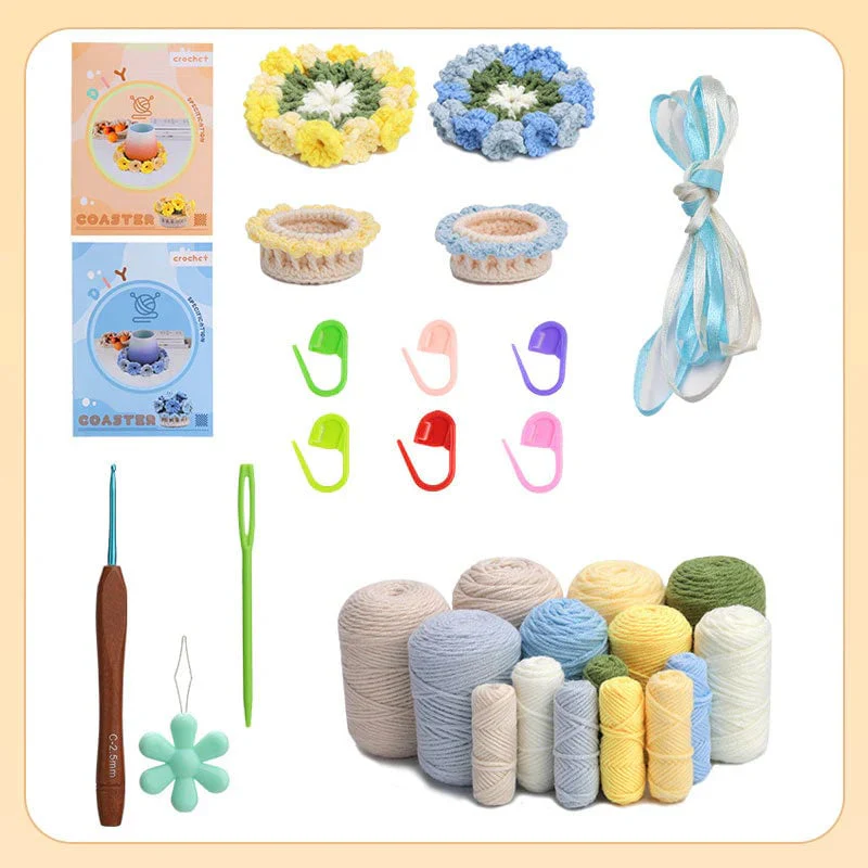 2+2 Gratis | GarnBlüte™ Stressfreier Häkelspaß