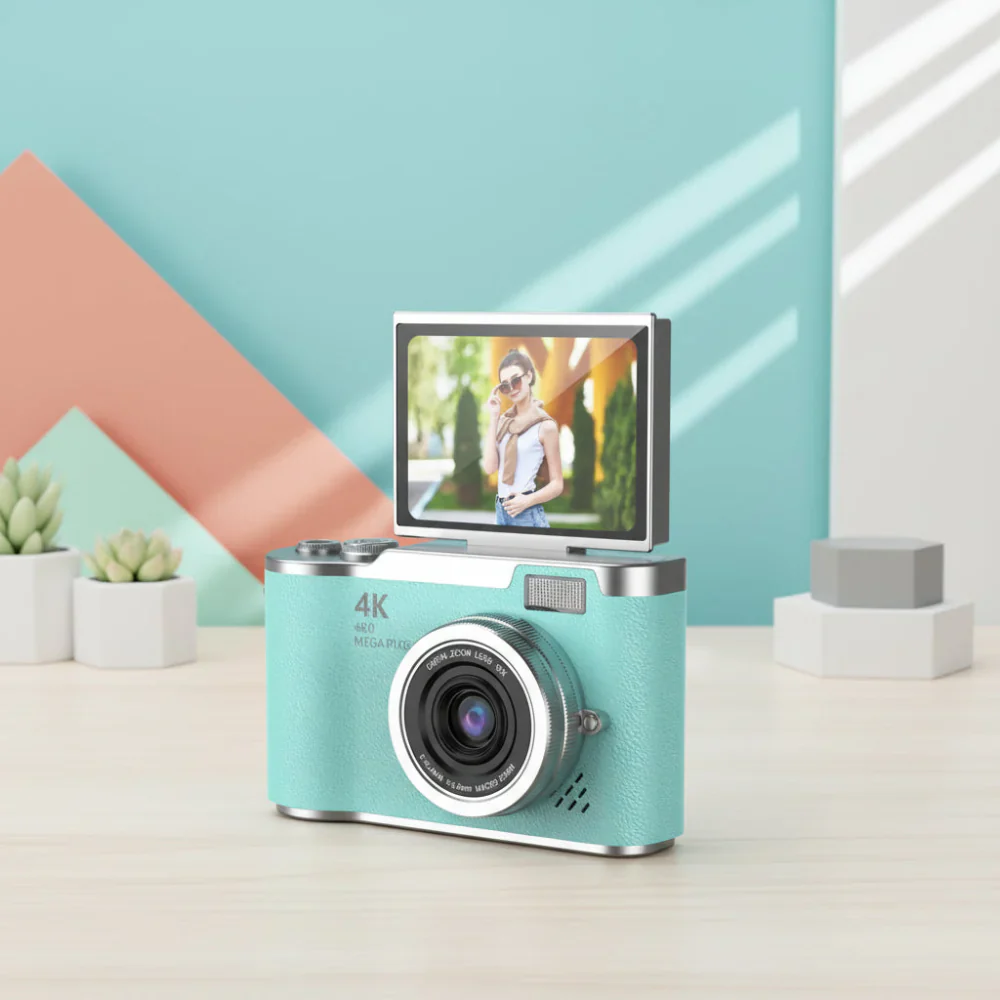 4K Digitalkamera 8x Zoom 2 4 Zoll Klappbildschirm