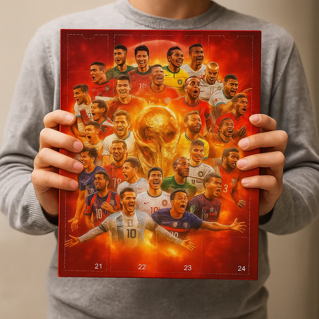 Adventskalender Fußball Figuren Set Spielzeug Geschenkidee Fans - Image 4