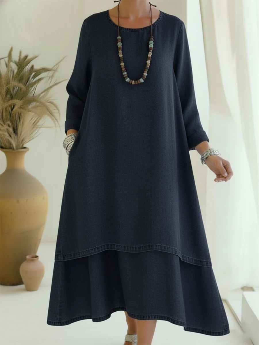 Alena | Elegantes Midi-Kleid mit sanftem Stoff - Image 3