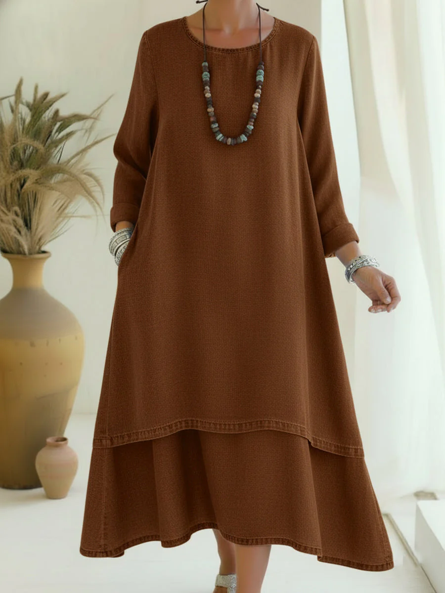 Alena | Elegantes Midi-Kleid mit sanftem Stoff - Image 5