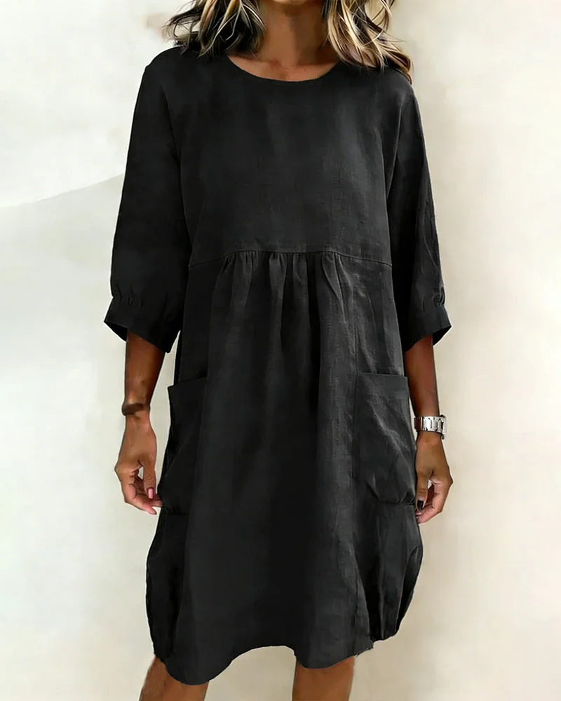 Alena | Modisches 3/4-Arm-Kleid Damen - Image 11