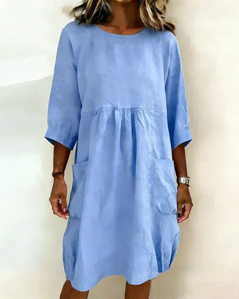 Alena | Modisches 3/4-Arm-Kleid Damen - Image 3