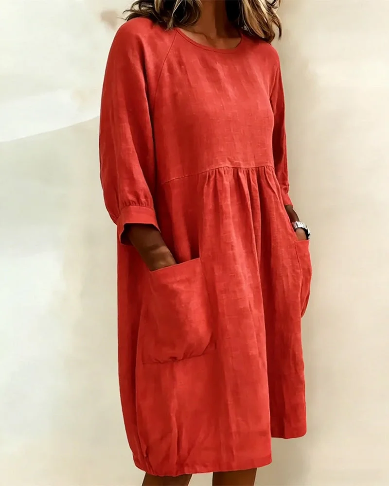 Alena | Modisches 3/4-Arm-Kleid Damen - Image 8