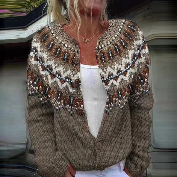 Alessandraa - Handge Fertigt Woll Pullover