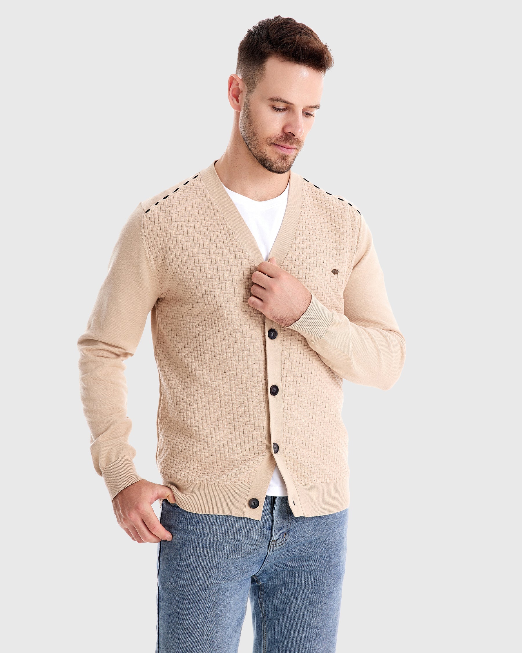 Alfred | Strick-Cardigan mit Knöpfen