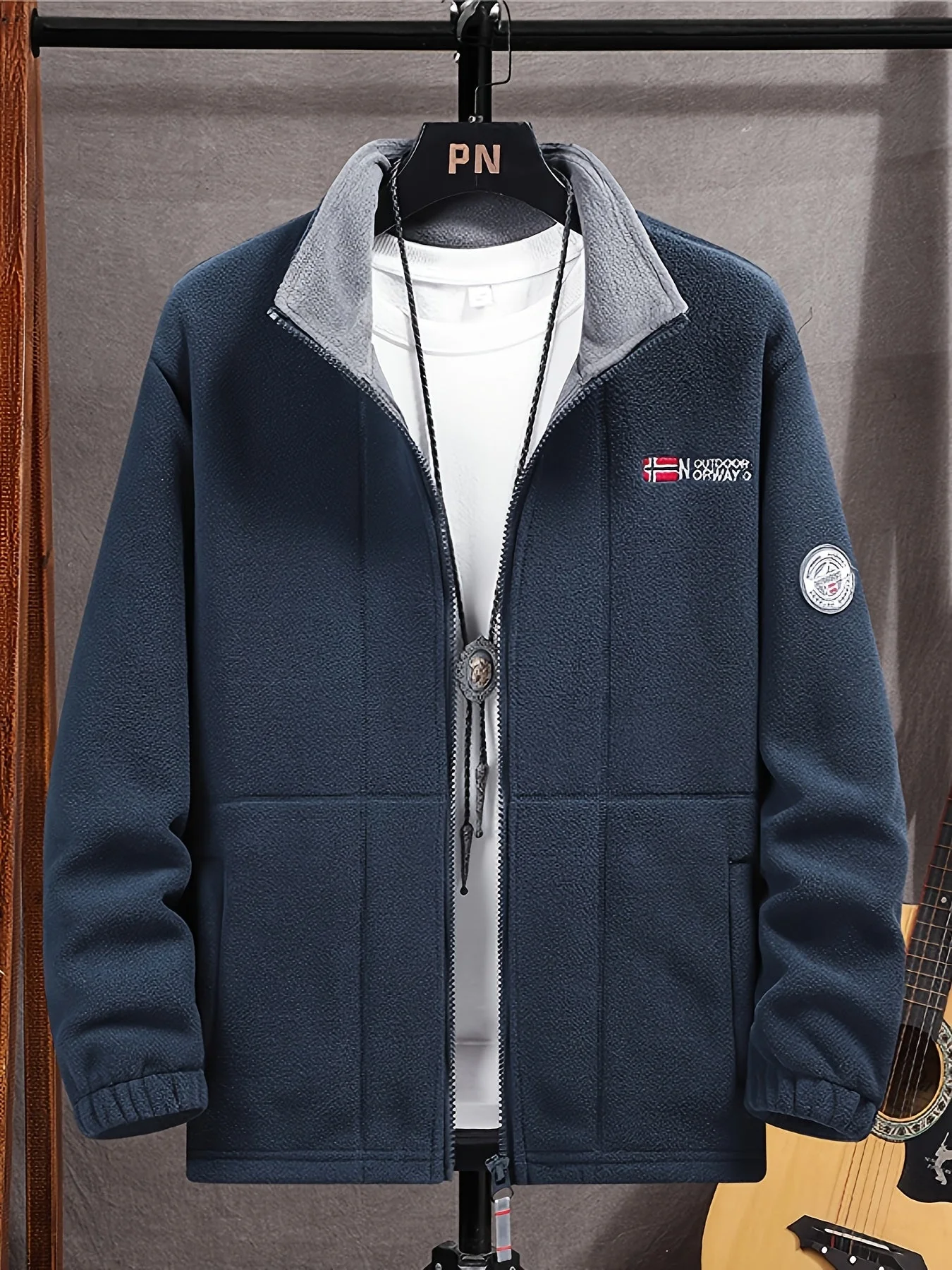 Álvaro – Funktionale gefütterte Herren Fleecejacke