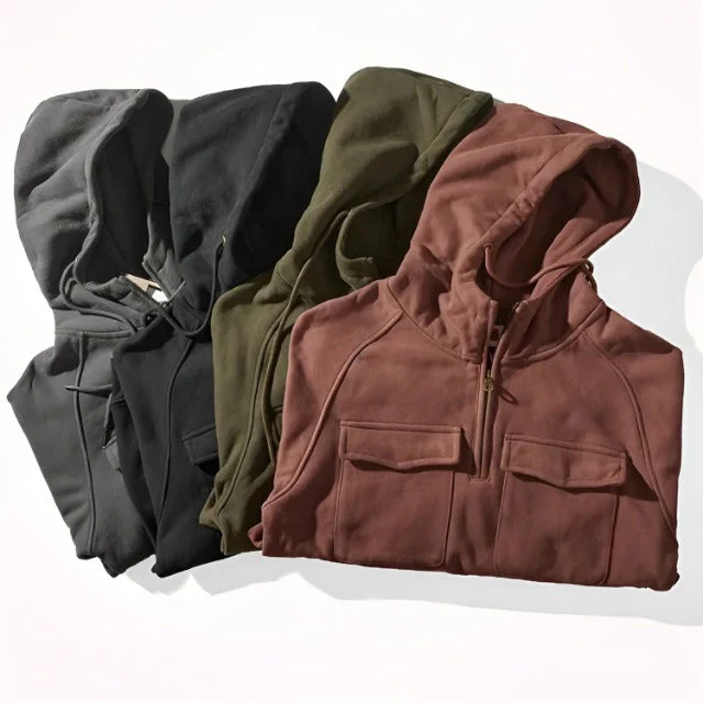 Alvaro | Hoodie mit Futter aus Baumwollmischung