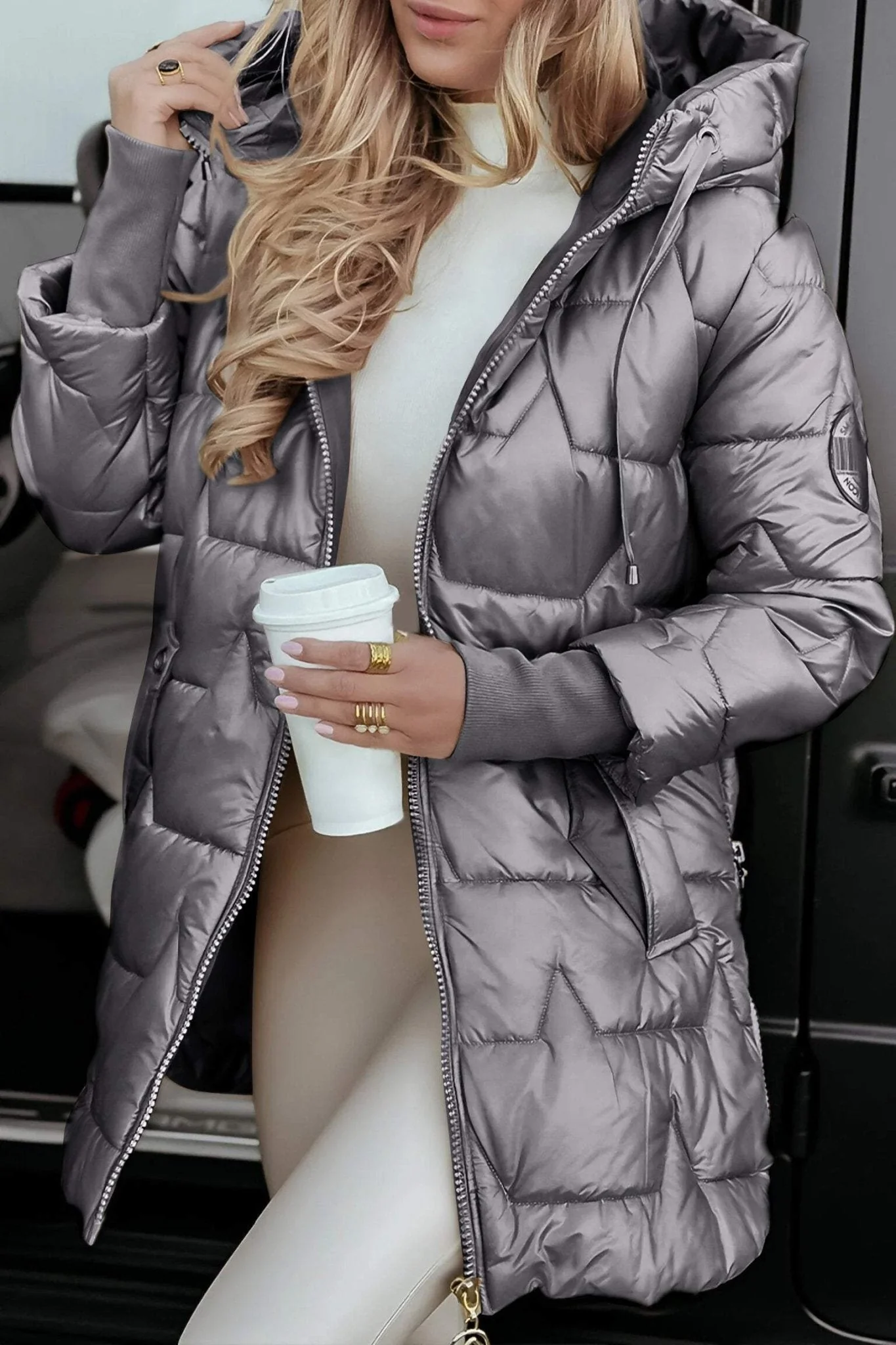 Amela | Warme Herbstjacke aus Baumwollmix - Image 2