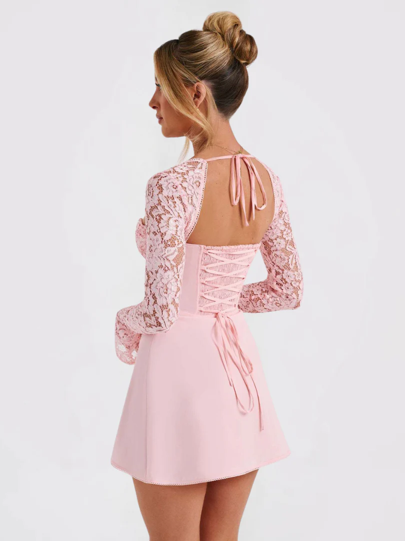 ANASTASIA | Kurzes Spitzenkleid Elegant - Image 2