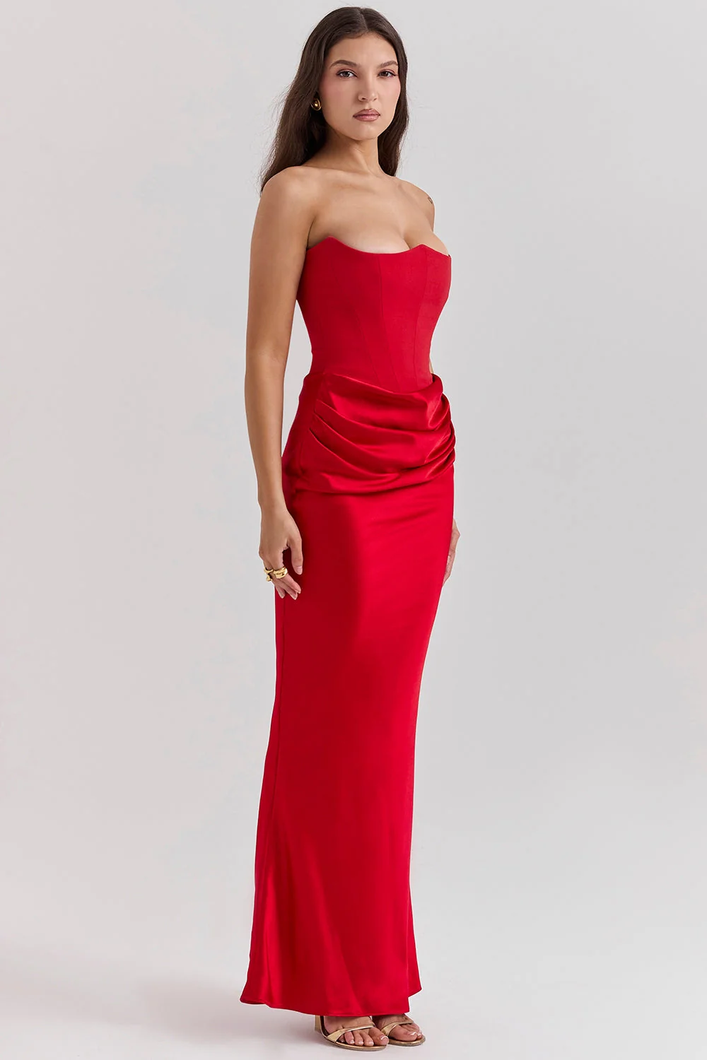 ANIKA I SCHULTERFREIES KLEID - Image 3