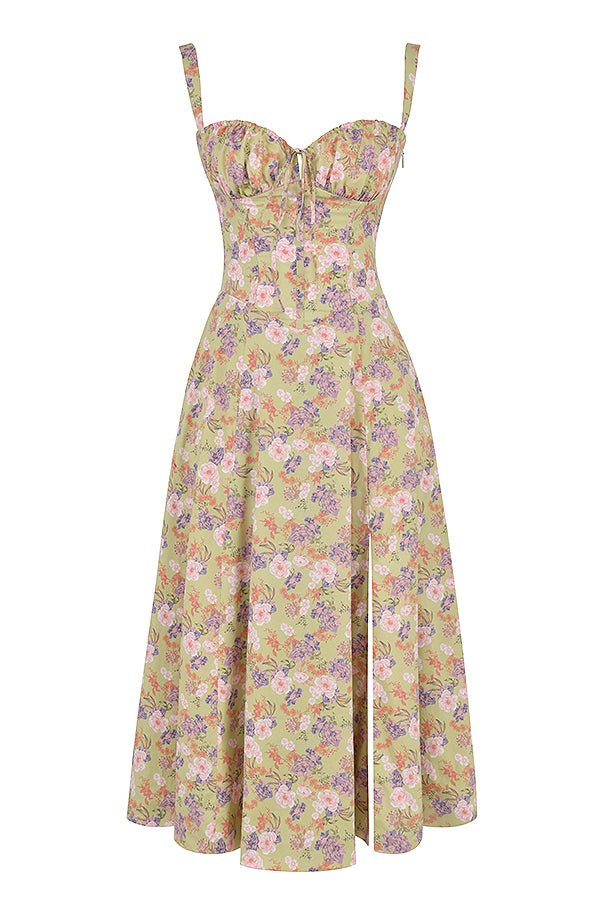 Arabella Tailliertes Damenkleid mit Schnürung und Herzausschnitt