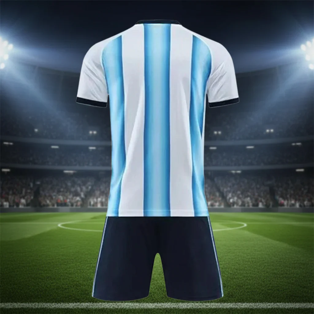 Argentinien Weltmeisterschaft Trikot 2026 Herren Atmungsaktiv Set - Image 3