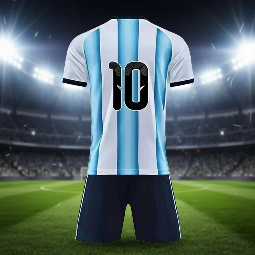 Argentinien Weltmeisterschaft Trikot 2026 Herren Atmungsaktiv Set - Image 4