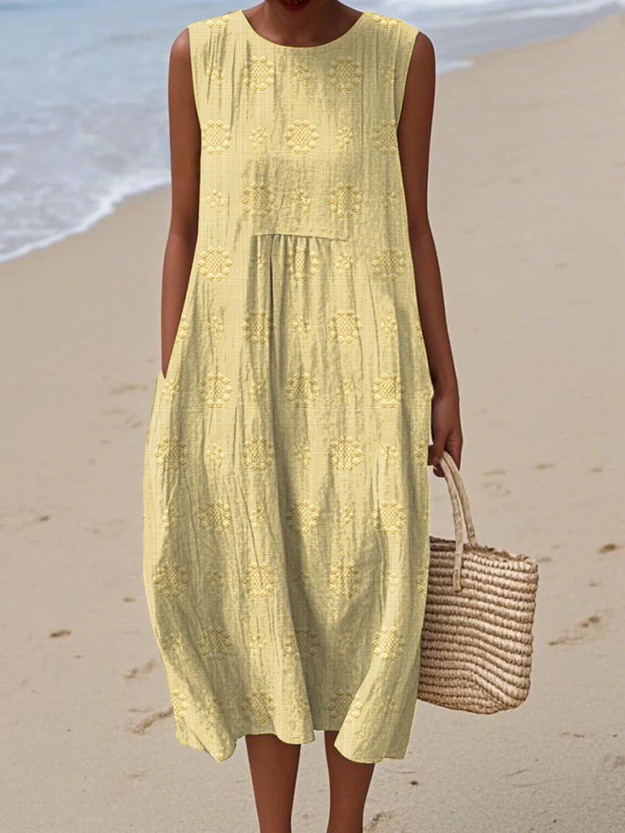 Ärmelloses Kleid mit Taschen - Image 7