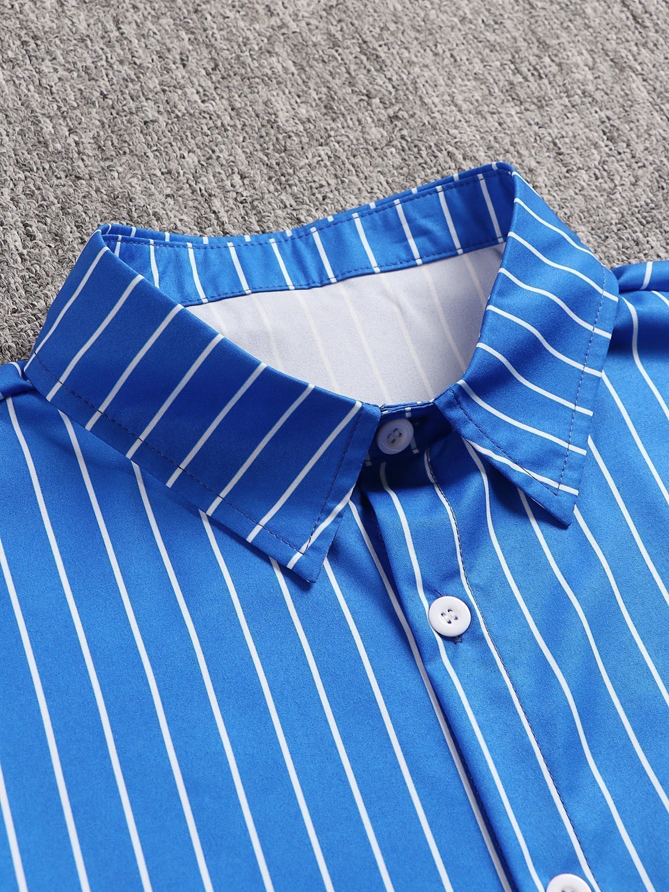 Arthur – Herren Gestreiftes Hemd Mit Knopfleiste