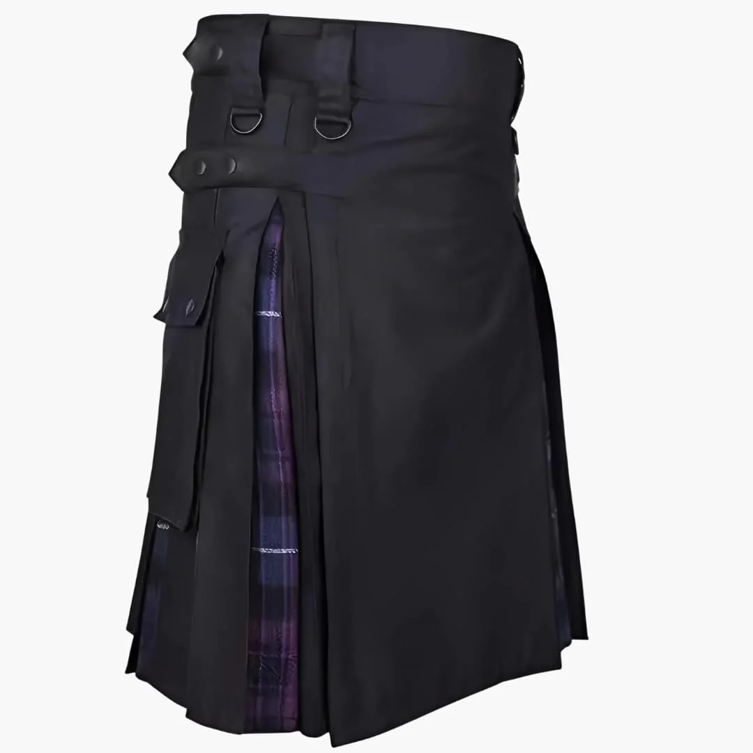 Asymmetrischer Falten-Kiltrock für Damen - Oktoberfest 2025