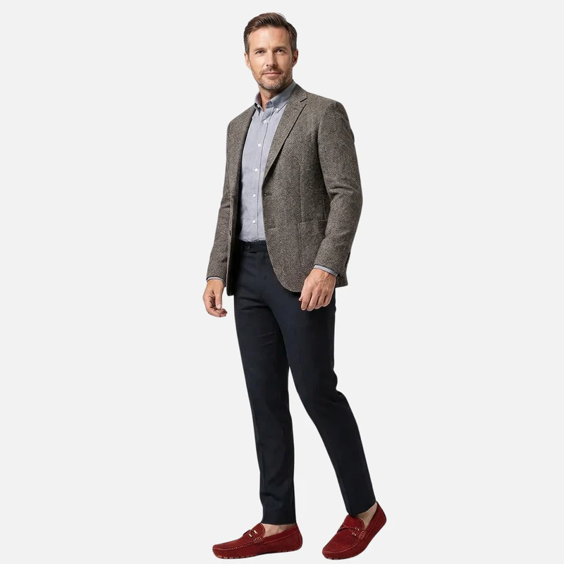 Wolfgang | Herren Atmungsaktive Sommer Loafer Perforation – Perforierte Loafer Herren
