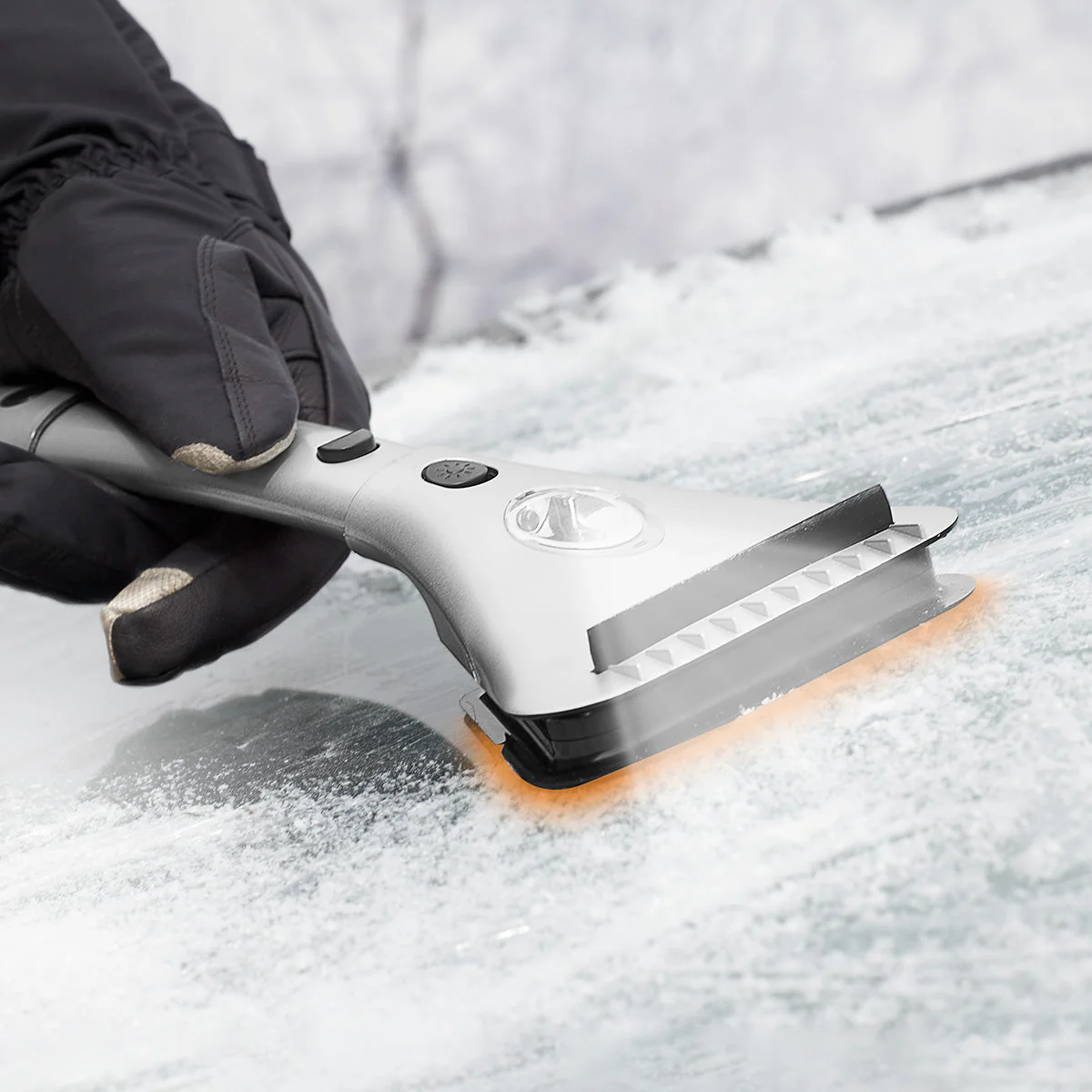 Auto Eiskratzer Heizfunktion Winter Schneekratzer Teleskopgriff - Image 3