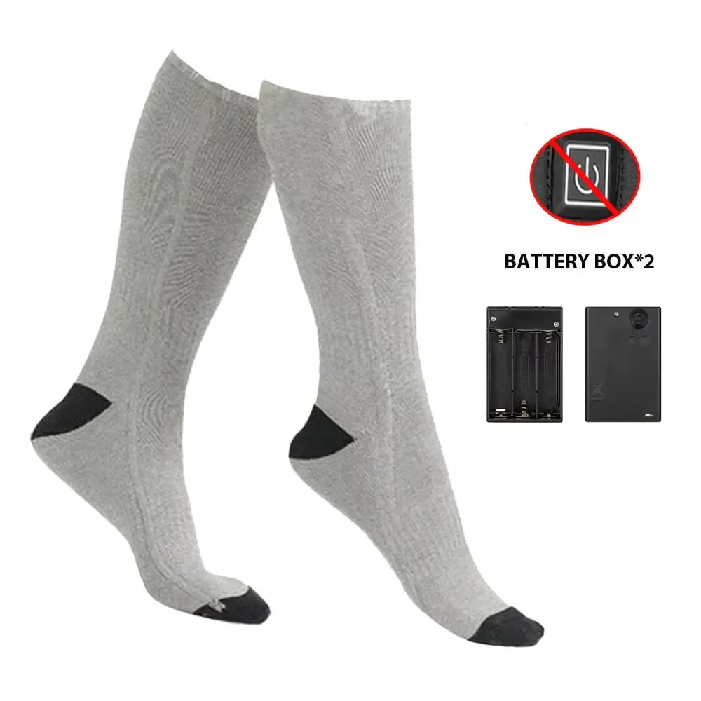 Avelena | HeatWear Beheizbare Socken mit Batteriebox | Elektrische Heizsocken für Damen & Herren | Wärmesocken für Skifahren, Wandern & Outdoor