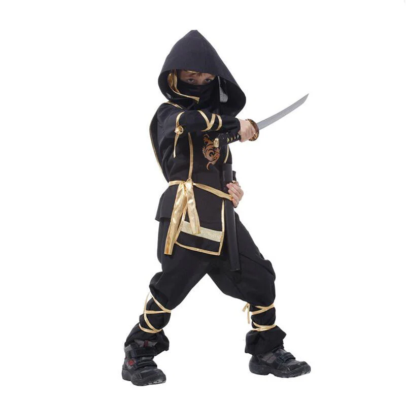 Avelena | Jungen Ninja Halloween Kostüm Set