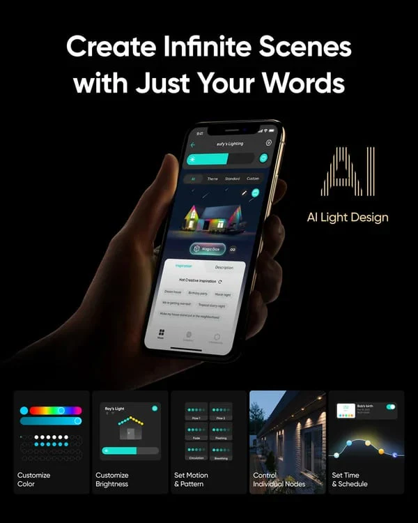 Avelena | MagicGlow - Einfache lebendige Außenbeleuchtung mit App-Steuerung - Image 12