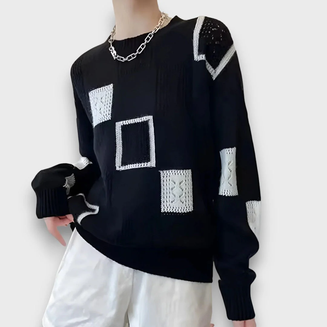 Avenna – Pullover mit grafischem Muster