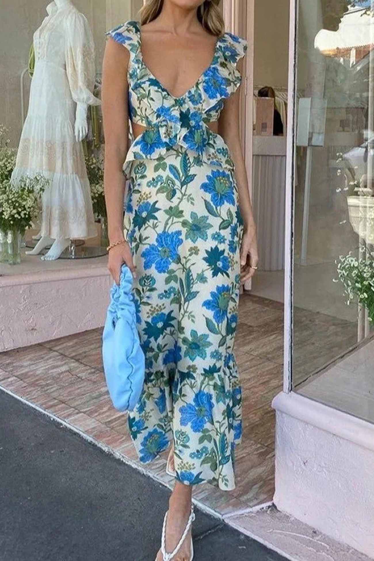 Azaria™ | Geblümtes Kleid mit Rüschen - Image 12