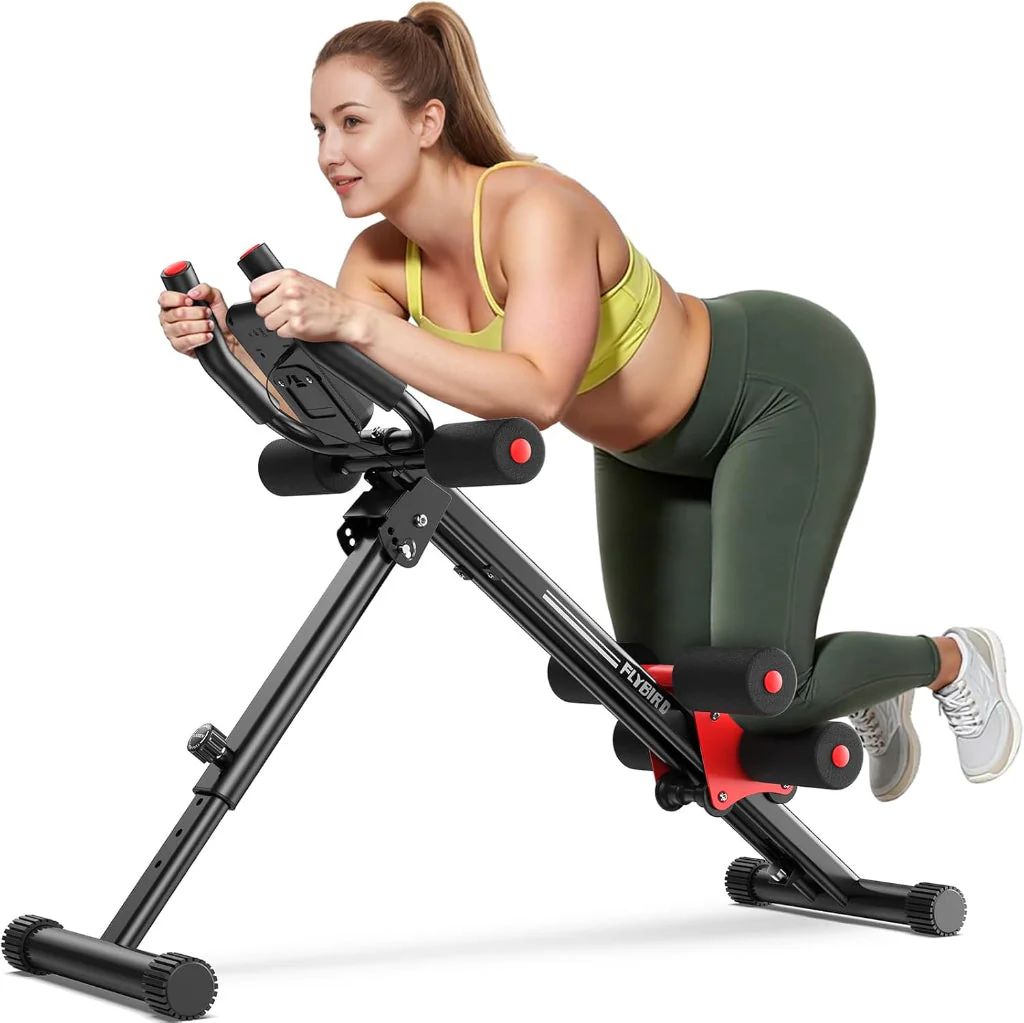 Bauchtrainer Fitnessgerät klappbar Heimtraining Stahlrahmen - Image 2