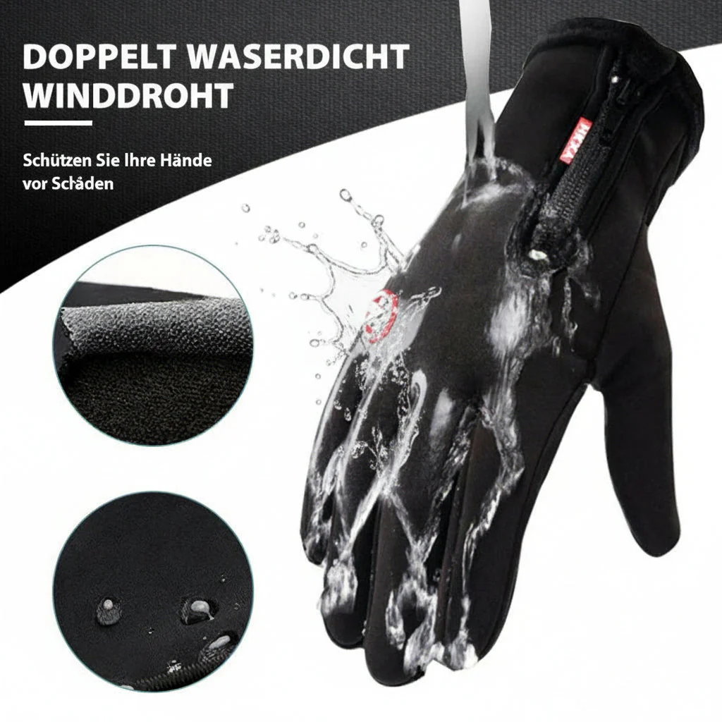 Beheizte Handschuhe Winter Wasserdicht Touchscreen Warm Grip - Image 3