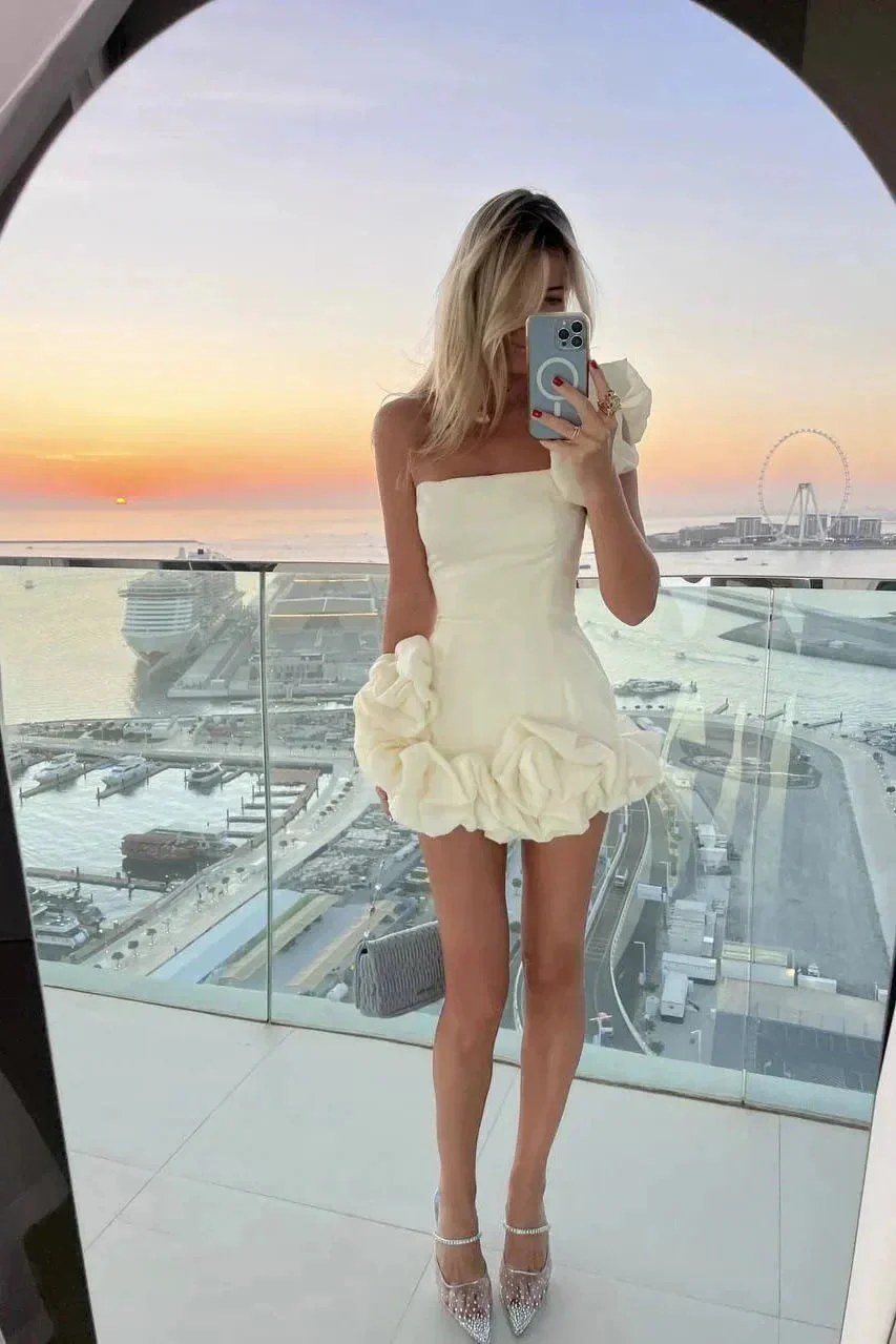Bella | Festliches Kleid mit Blumenmuster