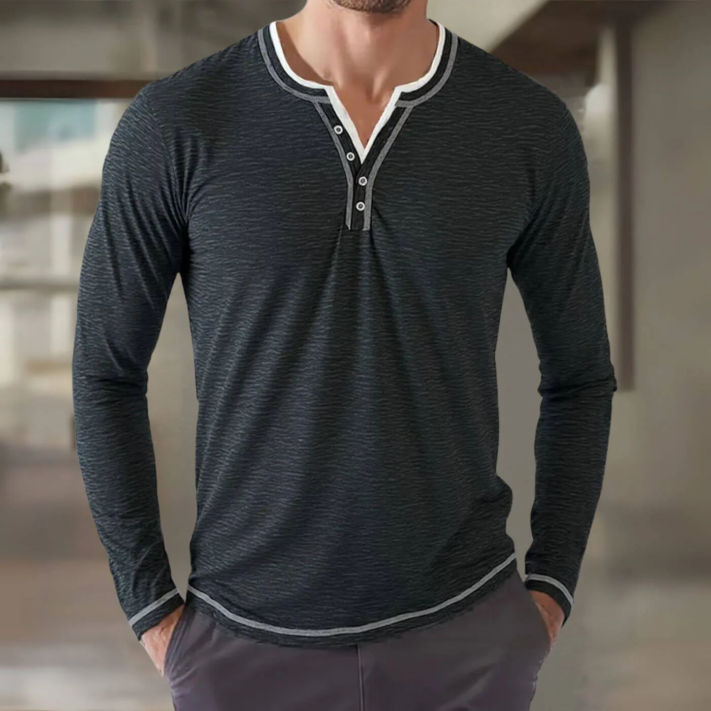 Ben | Modernes Herren Langarmhemd casual geschnitten - Image 3