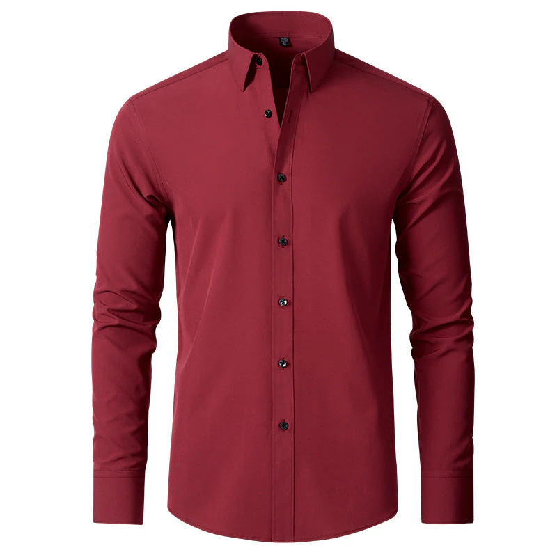 Benjamin | Classic Slim Fit Stretchable Langarm Business Hemd - Image 9