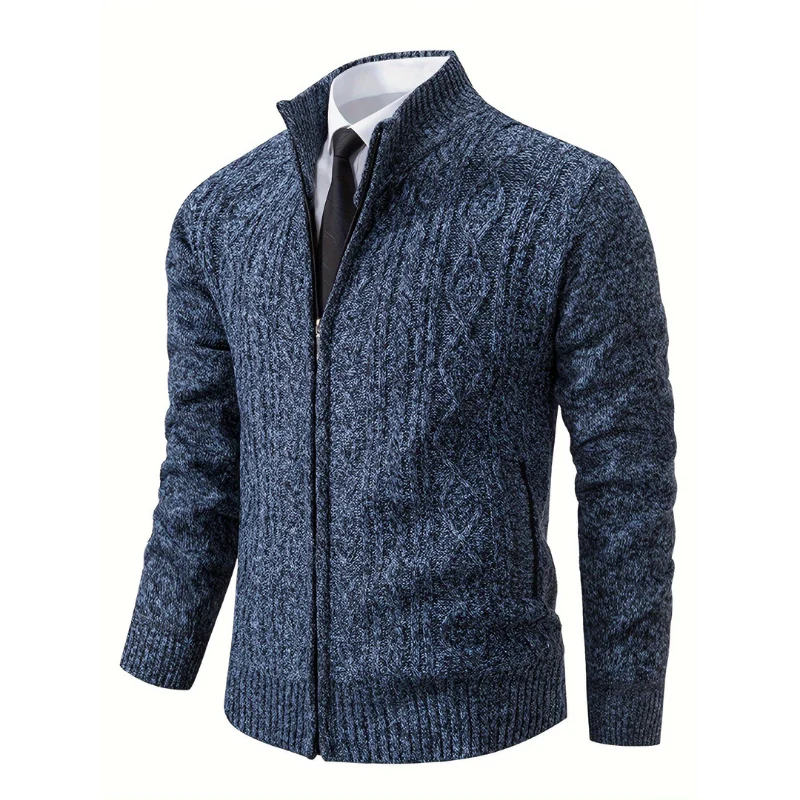 Bequeme Herrenstrickjacke für den Winter -Toni