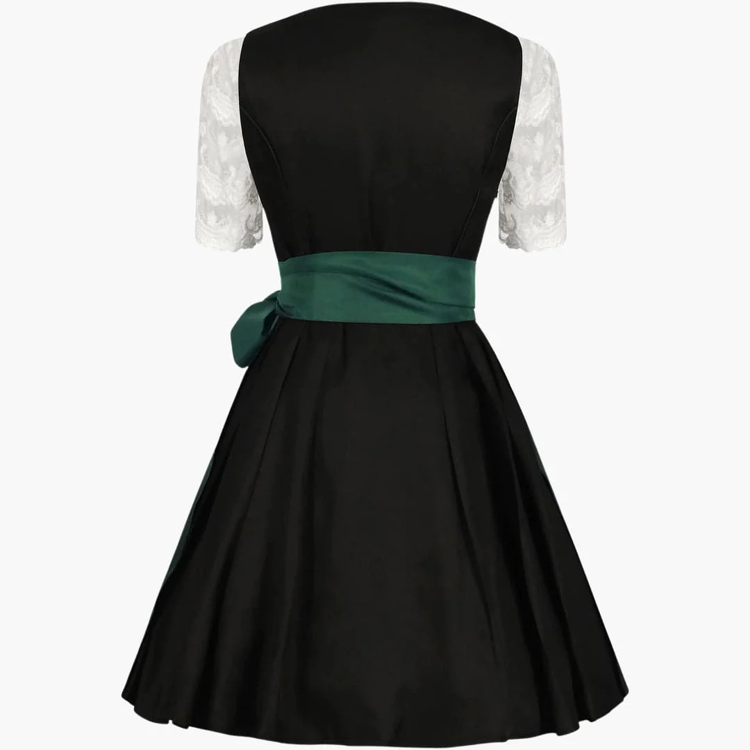 Besticktes Dirndl kleid mit Schürze für Damen - Oktoberfest 2025