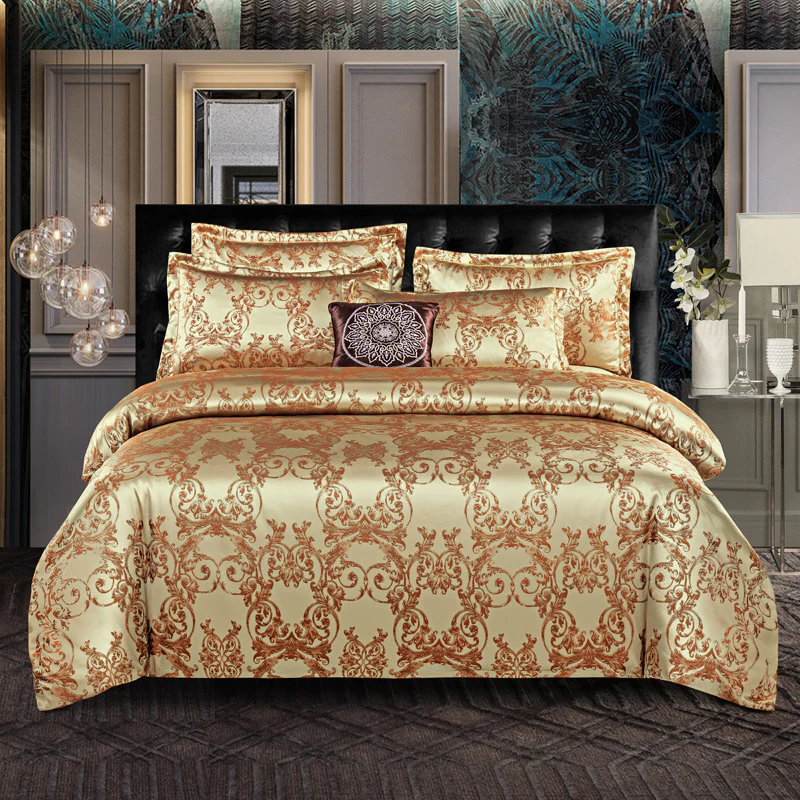 Bettwäsche Satin Luxus Blumenmuster Set - Image 18