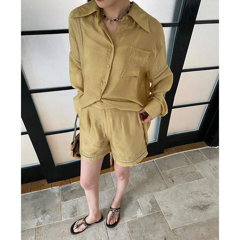 Bianca- Damen Shorts mit eleganter Struktur und Tragekomfort