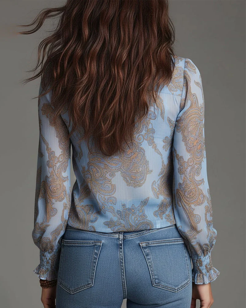 Bianca | Stilvolle Bluse im Halbzip Look - Image 10