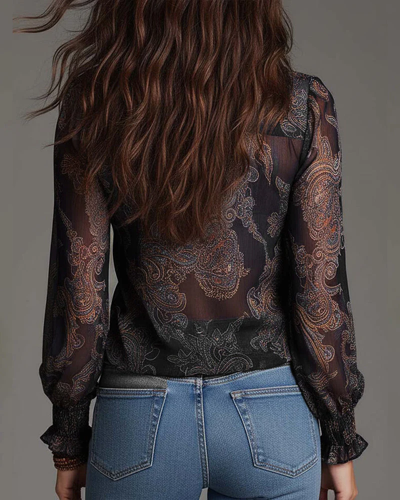 Bianca | Stilvolle Bluse im Halbzip Look - Image 7
