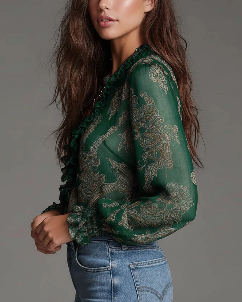 Bianca | Stilvolle Bluse im Halbzip Look - Image 8