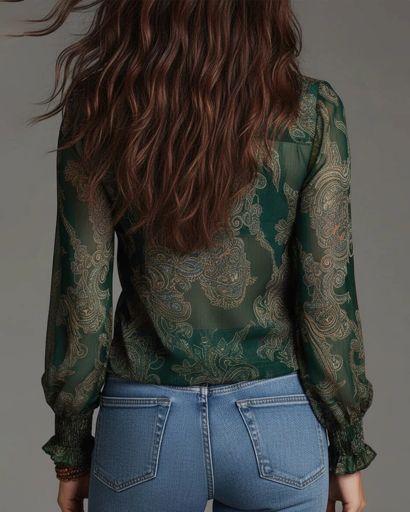 Bianca | Stilvolle Bluse im Halbzip Look - Image 9