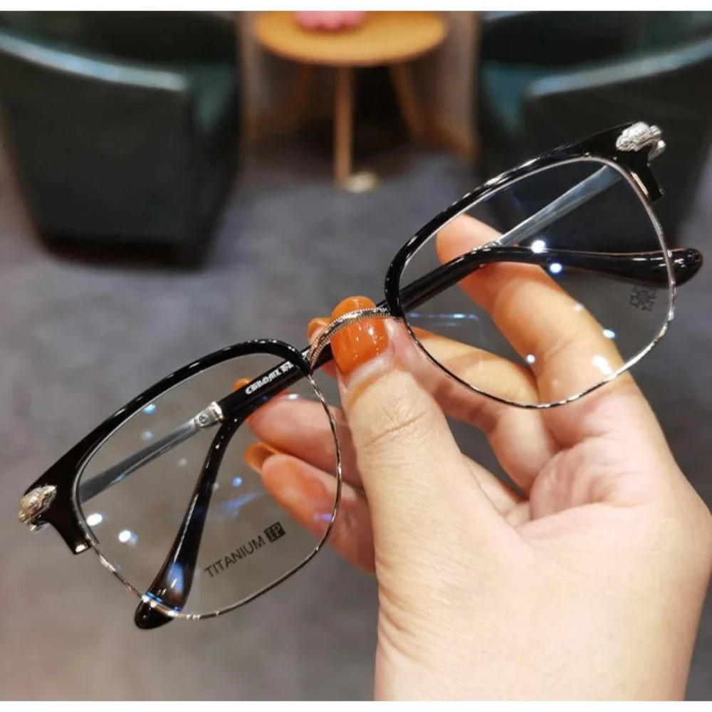 Blaulichtfilter Brille Lesehilfe Metallrahmen Lesebrille - Image 2