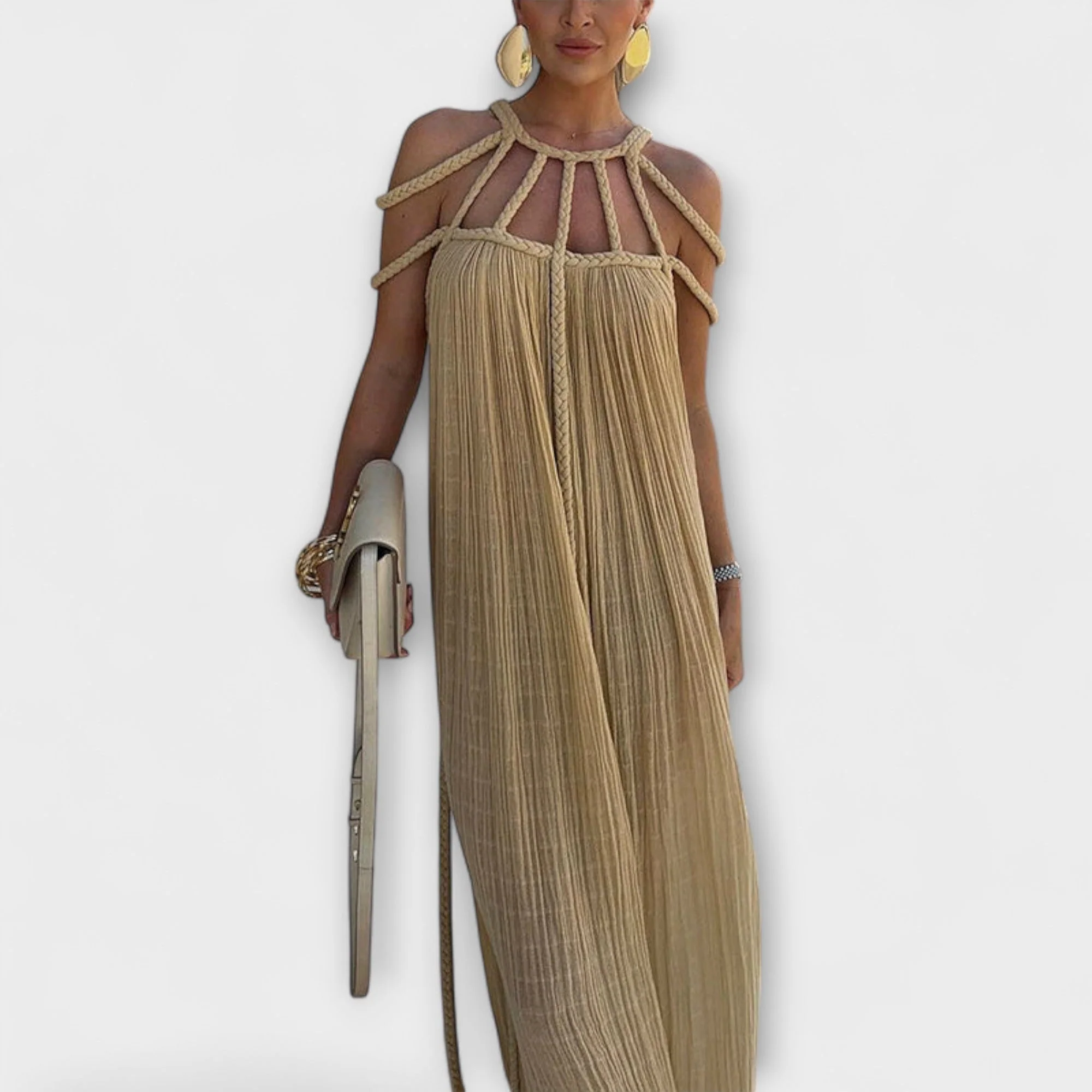 Briar - Elegantes Maxi-Kleid mit Drapierten Details - Image 7