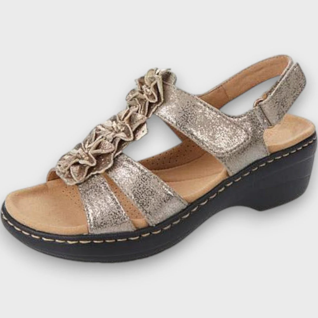 Brisella – Orthopädische Sandalen mit Keilabsatz