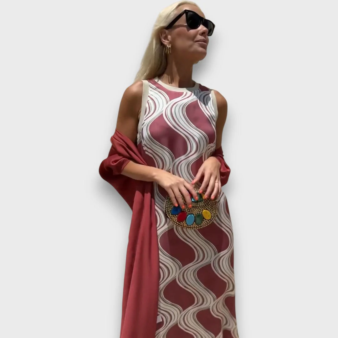 Caliera – Maxikleid mit Cardigan - Image 2