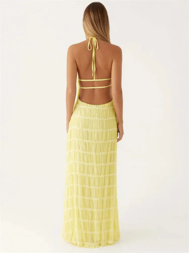 Camilla | Maxikleid mit offenem Rücken für Sommer - Image 3