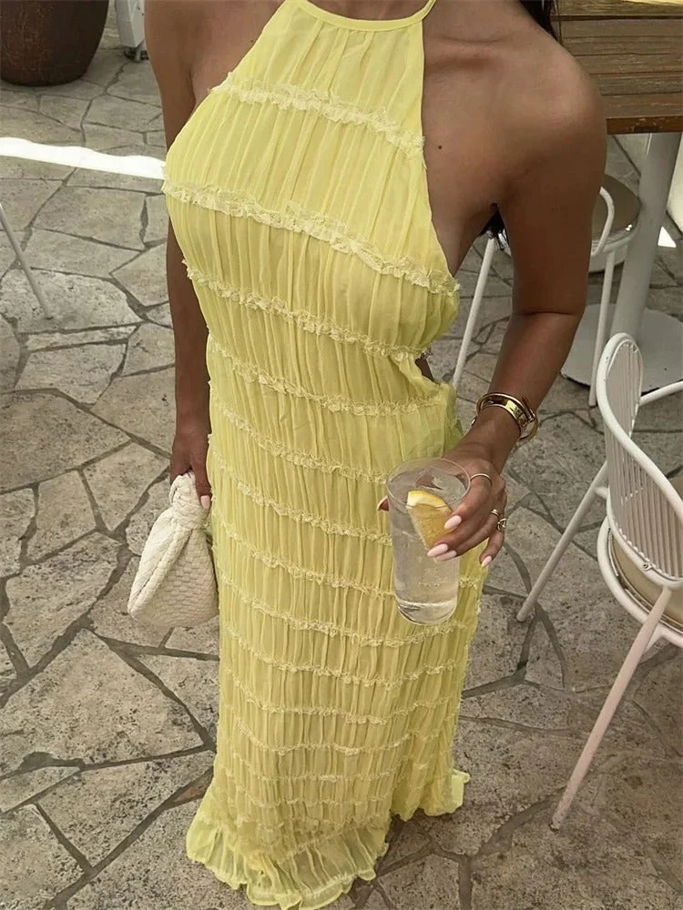 Camilla | Maxikleid mit offenem Rücken für Sommer - Image 8