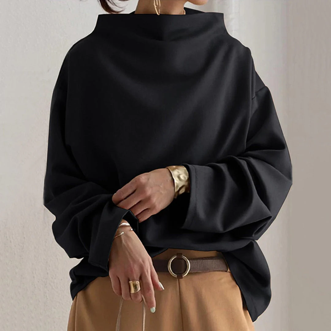 Carmen | Damen Oversized Rollkragenpullover - Image 2