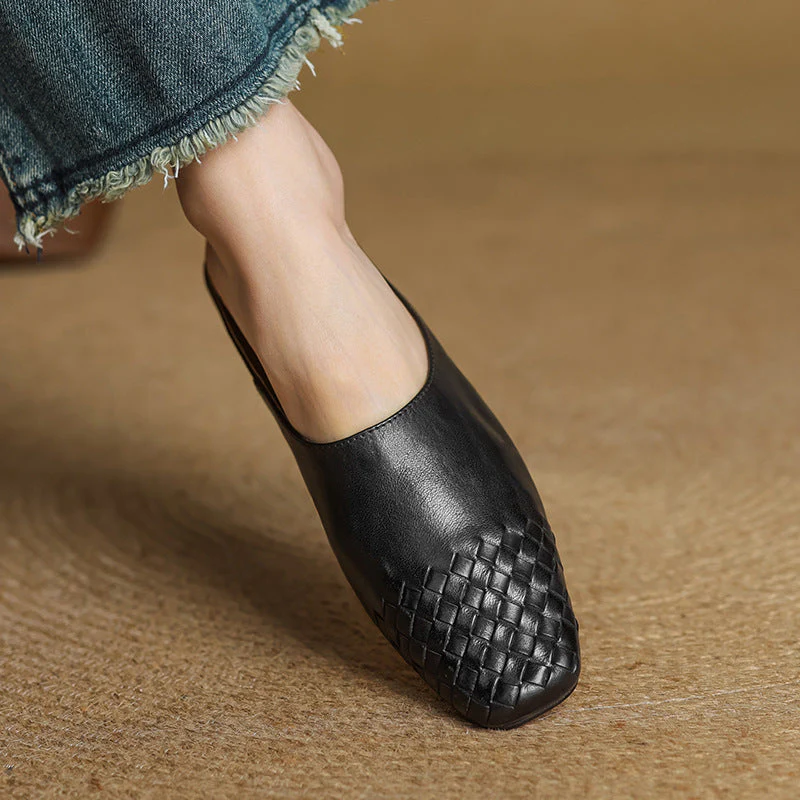 Clara | Damen Leder Mules elegant zeitlos - Image 14