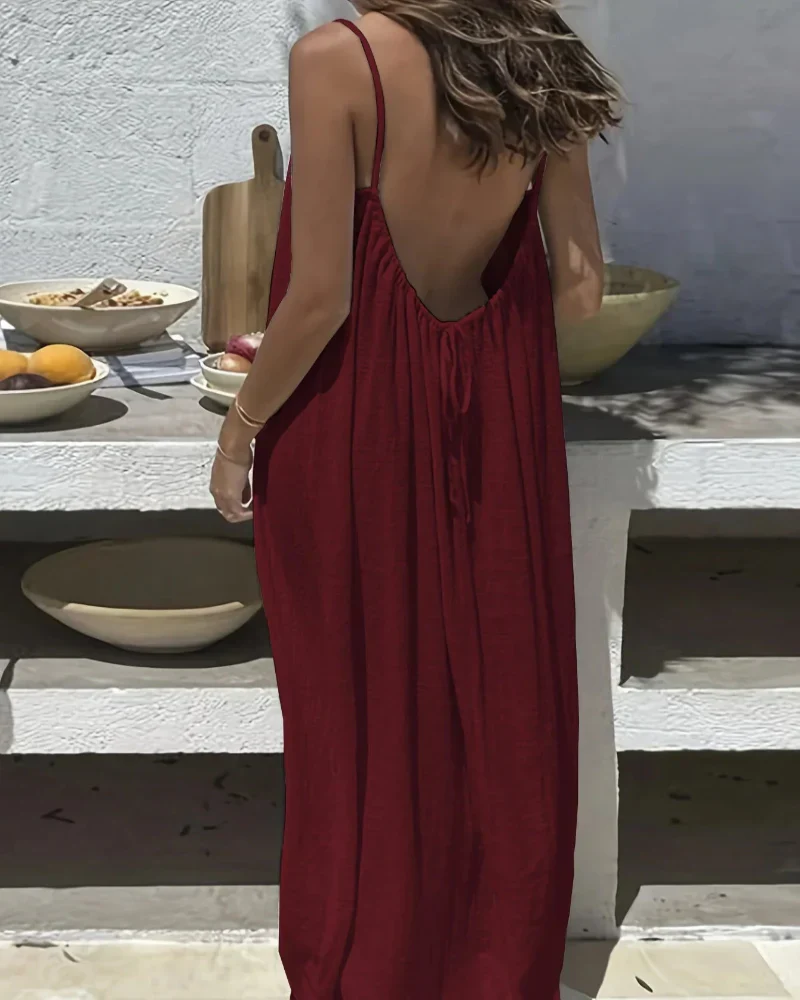 Clara | Damen Maxikleid leicht & modisch geschnitten - Image 8